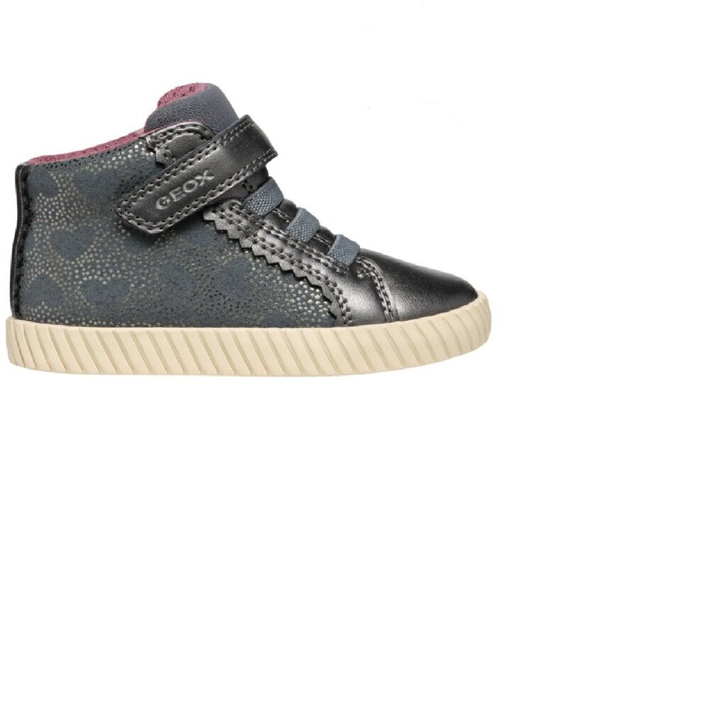 Geox Baby Toddler Girl Mirroless Shoes, Dark Grey, US 5.5, EU 21